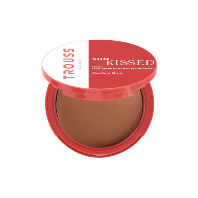 Trouss Milano Sun Kissed Πούδρα Bronzer με Υαλουρονικό Medium Dark, 9gr