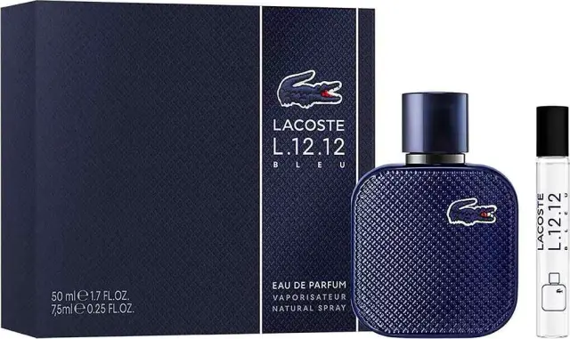 Lacoste L.12.12 Bleu Ανδρικό Αρωματικό Σετ: Eau De Parfum 50ml & Travel Spray 7.5ml
