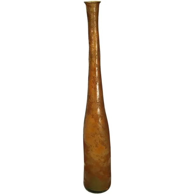 Βάζο Κίτρινο Ανακυκλωμένο Γυαλί 18x18x120cm