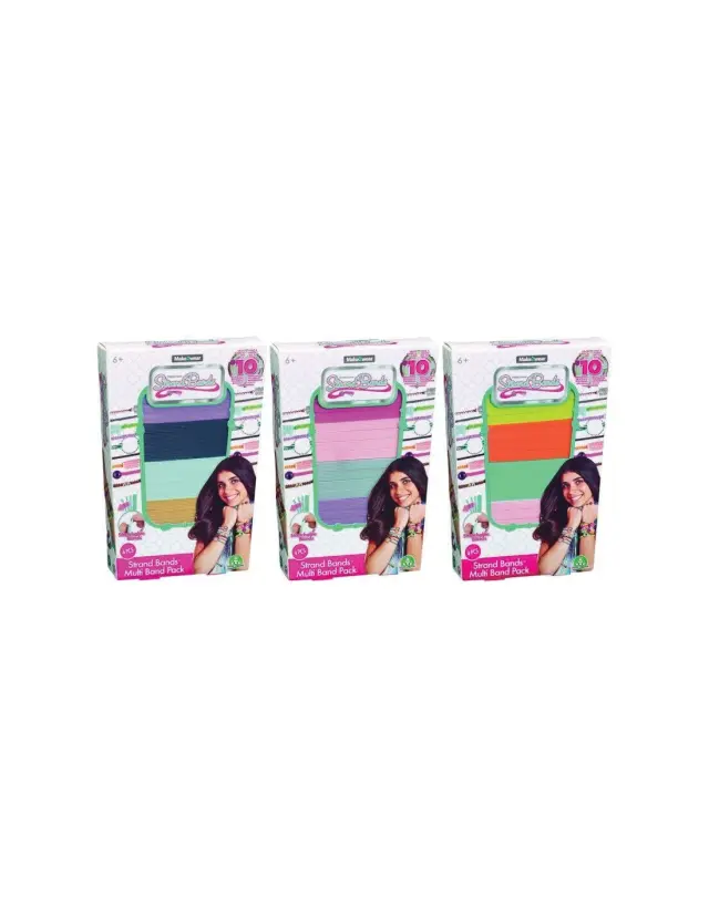 Giochi Preziosi Strand Bands Σετ 4 Χρώματα - 3 Σχέδια GPH11515
