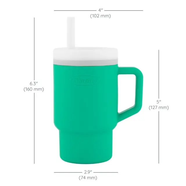 INFANTINO My 1st Tumbler - Alpine - κύπελο με καλαμάκι σιλικόνης 260 ml 3