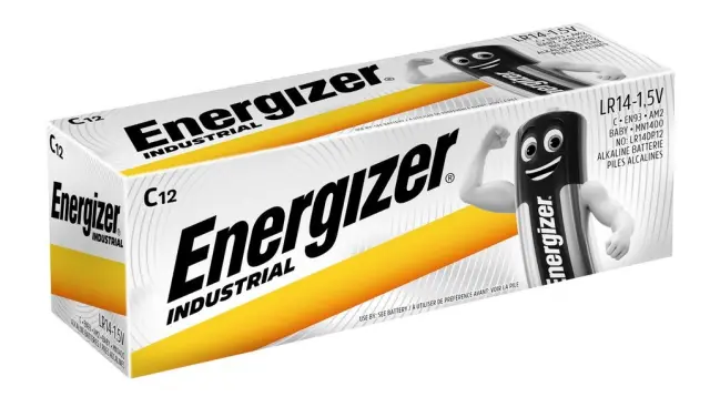 Energizer Industrial LR14/C Alkaline Battery – 12 Pieces (ENE3409)