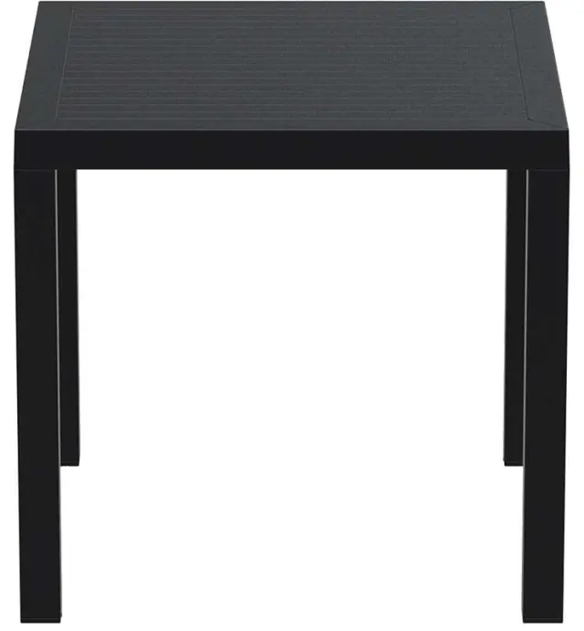 Τραπέζι ARES Μαύρο PP 80x80x75cm 2