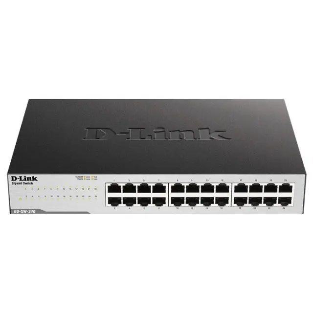 24-Port Gigabit Desktop Easy Switch 10/100/1000.
