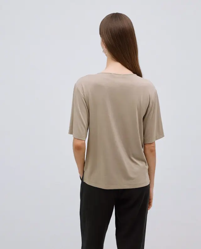 YERSE T-SHIRT (42042-KHAKI) - S 3