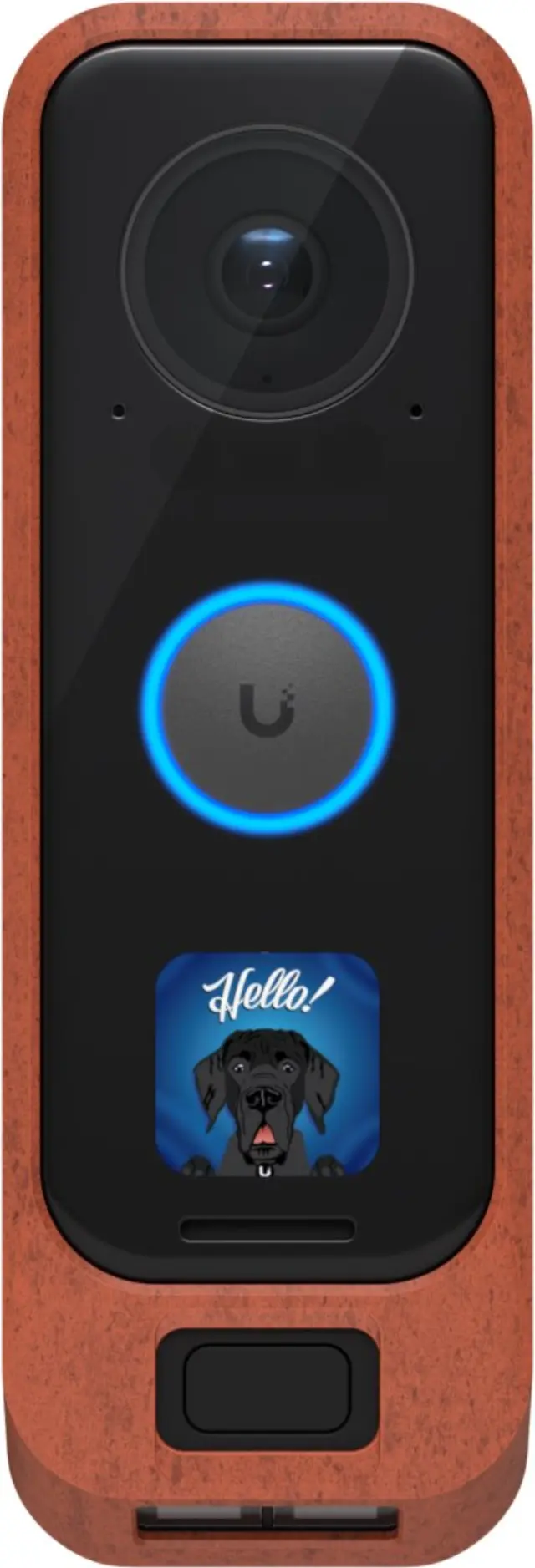 Ubiquiti cover for G4 Doorbell Pro, brick design