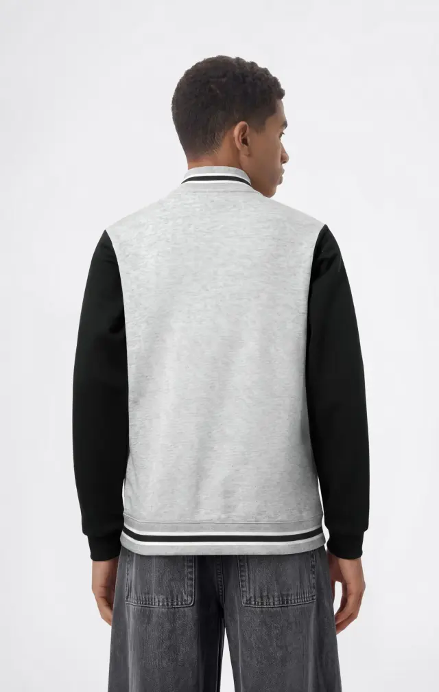 Champion Bomber Sweatshirt Grey 307941-EM021 - 15-16 3