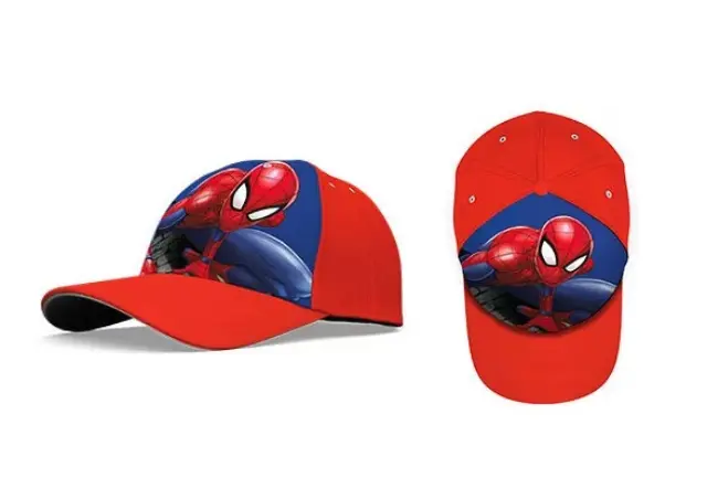 Spiderman παιδικό Καπέλο Τζόκευ Για αγόρια Κόκκινο
