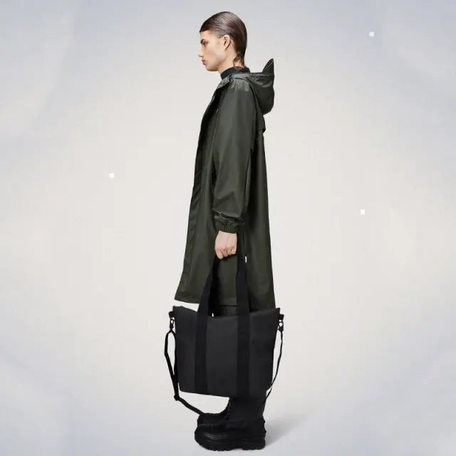 Αδιάβροχη Τσάντα Rains Tote Bag Mini 14160-Black Μαύρο - ONESIZE 3