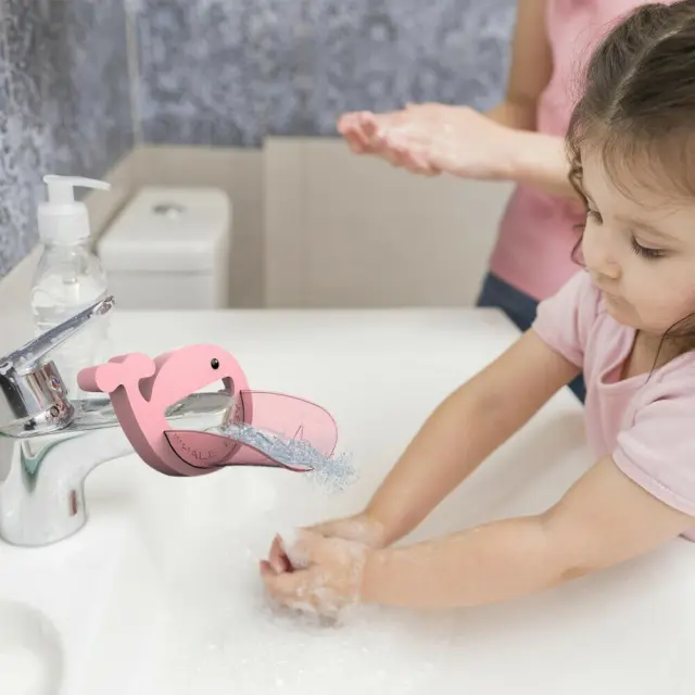Προέκταση Βρύσης για Μικρά Παιδιά Whale Cangaroo Pink 3800146264574 2