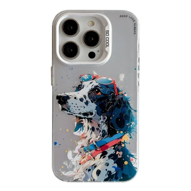 Hybrid Θήκη για iPhone 15 Pro Max-Spotted Dog OEM