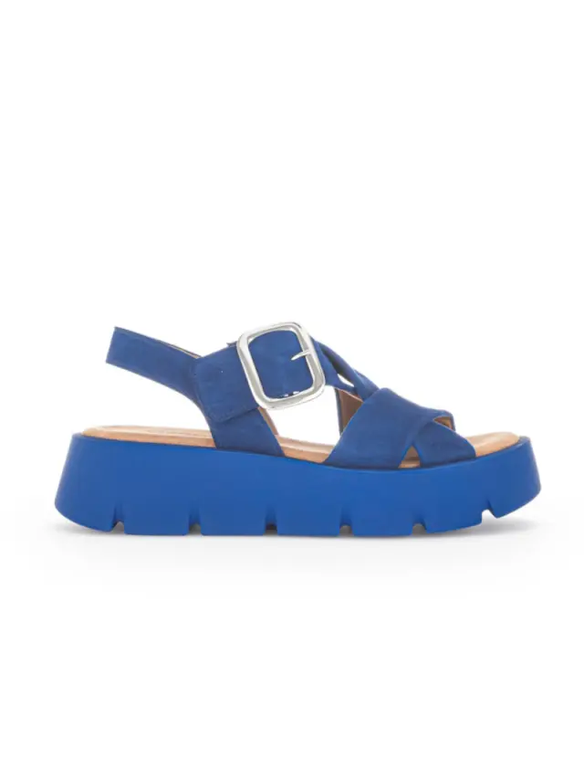 Gabor Πέδιλα Γυναικείο δέρμα Nubuck Μπλέ GAB/44752 36-SAPHIR - 36 3