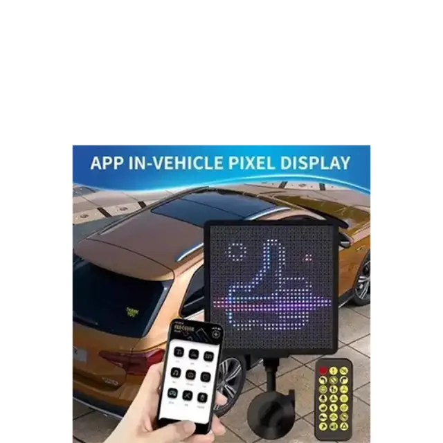 Led Οθόνη Αυτοκινήτου Βεντούζα Στήριξης Smart Screen 2