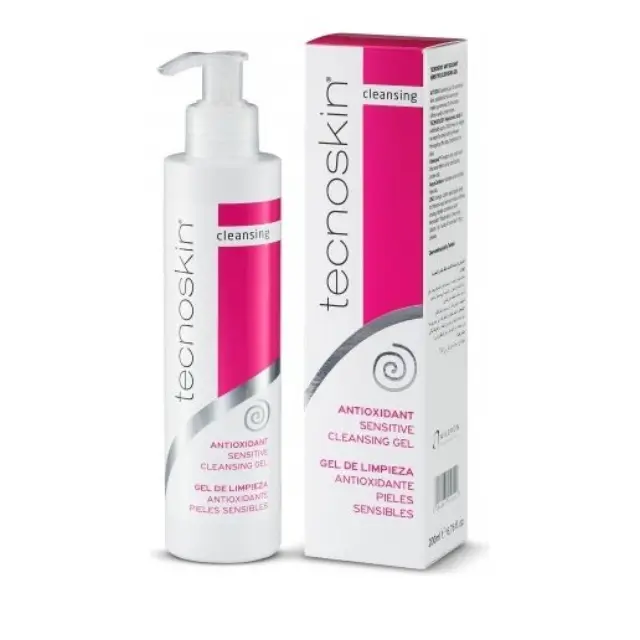 TECNOSKIN Antioxidant Sensitive Clean Gel, Αντιοξειδωτικό Gel Καθαρισμού & Demaquillage 200ml