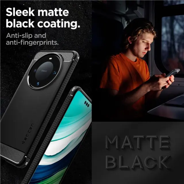 Spigen Rugged Armor, black - Huawei Mate 60 Pro 2