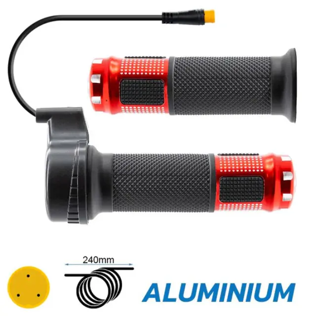 eWHEEL ΓΚΑΖΙ ΓΙΑ E-SCOOTER/E-BIKE BLACK/RED EWM315