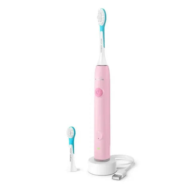Philips Ηλεκτρική Οδοντόβουρτσα Sonicare Kids Smart Pink (HX6600/11)