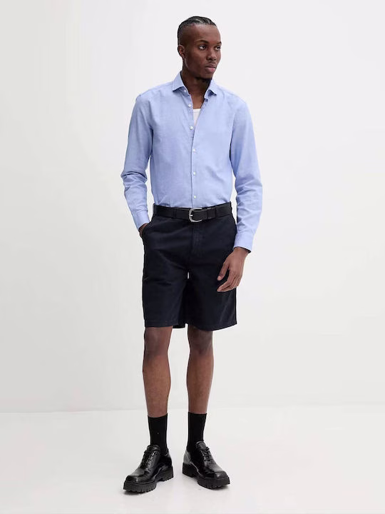 Guess Ανδρική Βερμούδα Chino Μπλε Μπλε Σκούρο 3