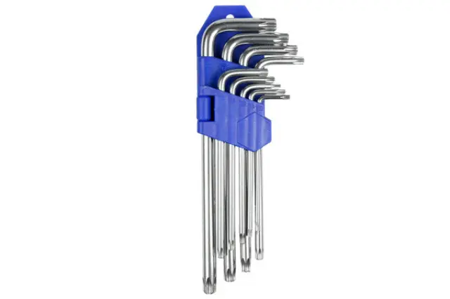 Torx wrench set 9 pieces profi