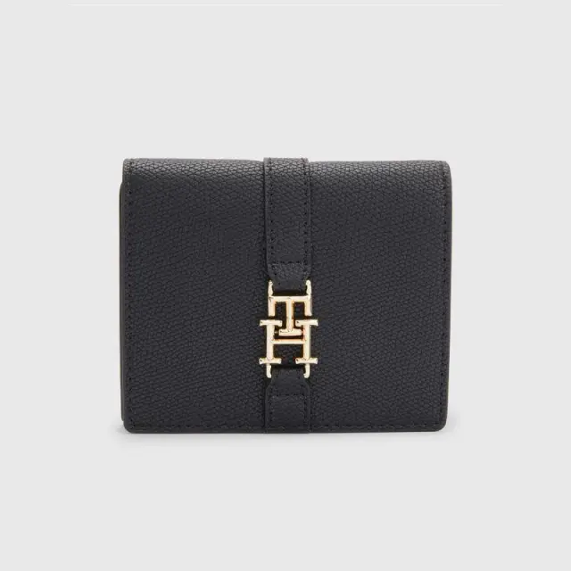 Tommy Hilfiger - Γυναικείο Πορτοφόλι Th Plush Small Flap Wallet AW0AW14238-BDS Μαύρο