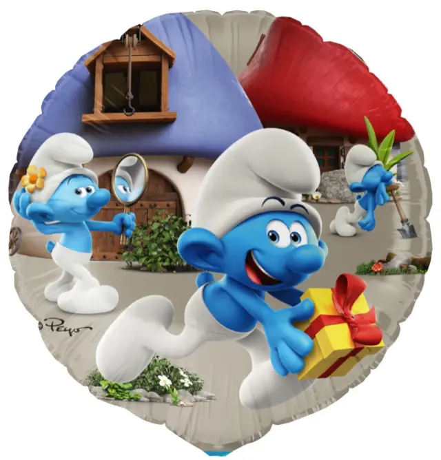 Μπαλόνι Φοιλ 18 The Smurfs / 46εκ - Στρουμφάκια