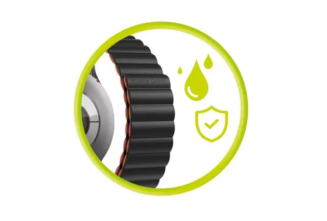 Mobile Origin Easy Strap Magnetic Watch 20mm Black/Orange 3