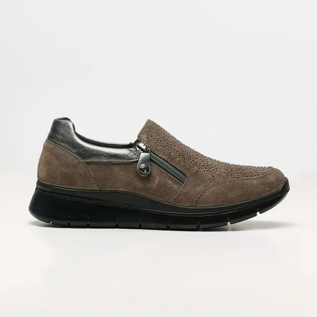 Imac Sneakers Γυναικείο δέρμα Nubuck Γκρί IMA/256311 GRIGIO