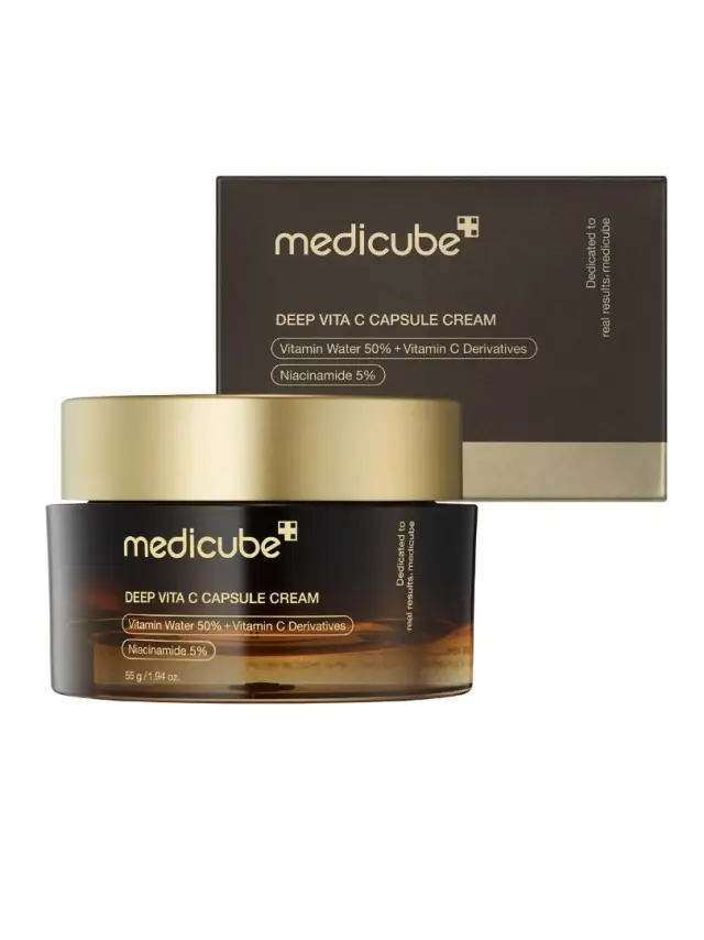 Medicube Deep Vita C Capsule Cream, Κρέμα Προσώπου σε Μορφή Καψουλών για Ενυδάτωση & Λάμψη 55g 2
