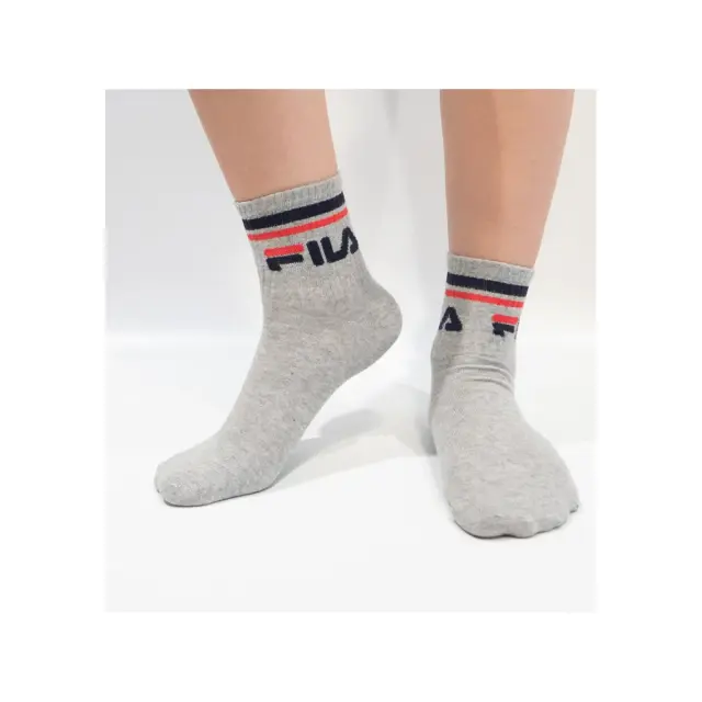 FILA Unisex Κάλτσες Urban Quarter Plain - 3 Ζεύγη, Χρώμα Grey Heather 2