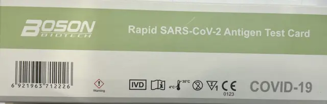 Boson Rapid SARS-CoV-2 Antigen Test Card 1Tμχ 2