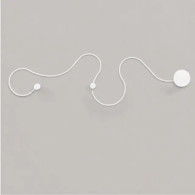 VenCore Nexora White - Μοντέρνο Επιτοίχιο Φωτιστικό Απλίκα LED 38W Λευκό Αλουμίνιο με Ρυθμιζόμενο CCT Λευκό - Ημέρας - Θερμό - Χειρισμός CCT μέσω Διακόπτη On-Off - Μ120 x Π33 x Υ6cm (6093-20078)