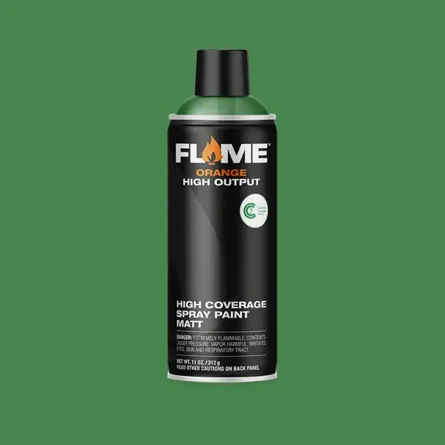 Flame Orange Spray Paint 400ml FO-632 Leaf Green