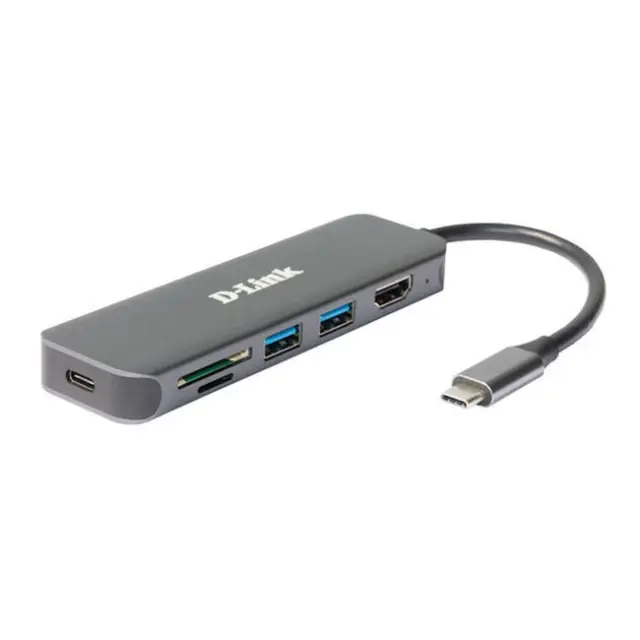 D-Link Docking Station DUB-2327 Gray (DUB-2327)