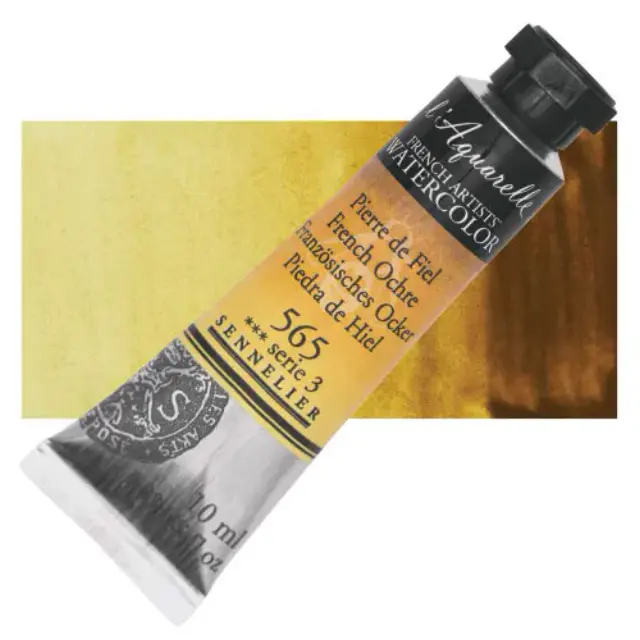 Χρώμα Ακουαρέλας Sennelier l Aquarelle Σωληνάριο 10ml - 565 French Ochre