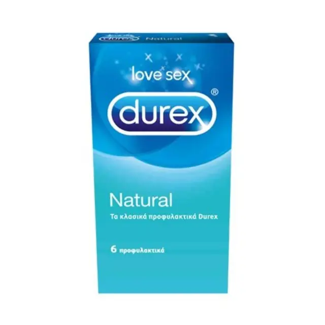 Durex Classic Προφυλακτικά με Ήπια Λίπανση, 6τεμ 2