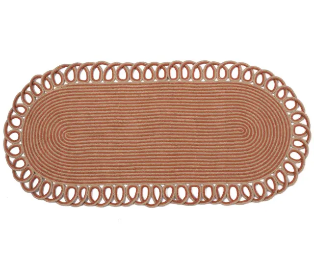 Χαλί γιούτα 1911 (70cm x 160cm) rust - -