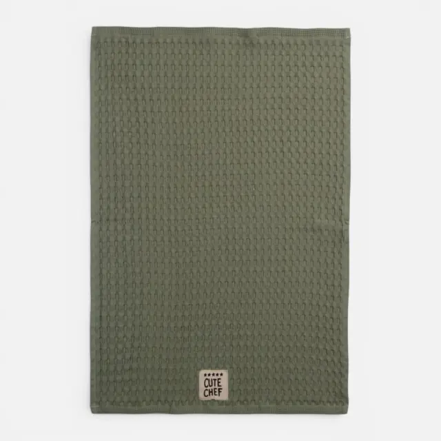 ΠΟΤΗΡΟΠΑΝΟ CUTE CHEF 45X68 NEF-NEF HOMEWARE, 100% BAMBAKI - GREEN (039625)
