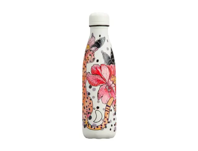 Μπουκάλι Θερμός Tropical Chilly's με χωρητικότητα 500ml και διατήρηση θερμοκρασίας 12h ζεστό / 24h κρύο - Cheetah Jungle