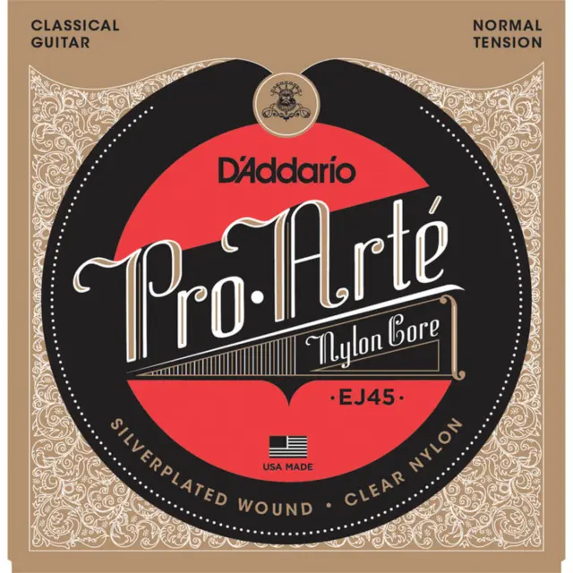 D'Addario EJ45 Pro-Arté Χορδές Κλασικής Κιθάρας Normal
