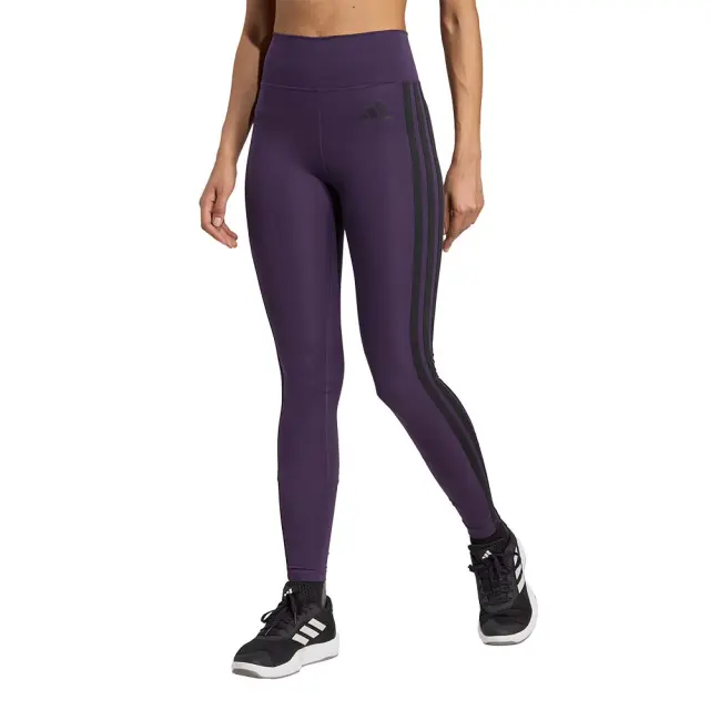 adidas Performance Women's Optime Essentials 3Stripes Leggings Μωβ JY2154 (adidas Performance)