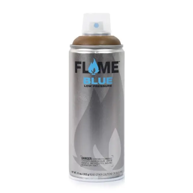 Flame Blue Spray Paint 400ml FB-736 Khaki Grey