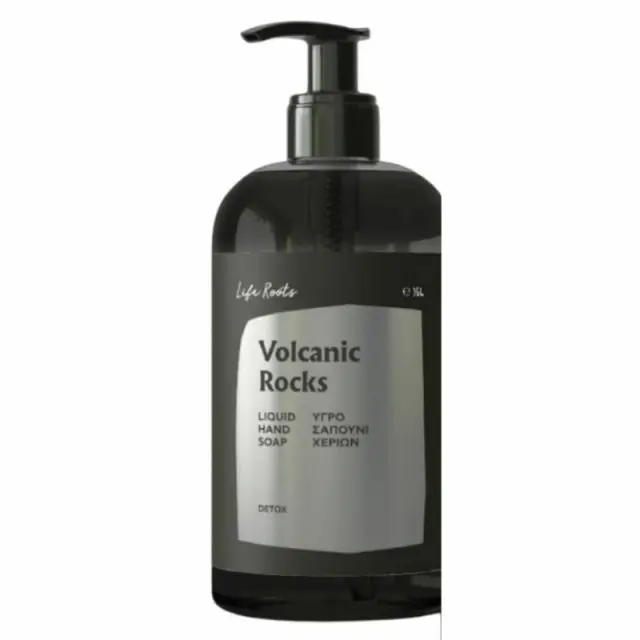 Life Roots Volcanic Rocks Liquid Hand Soap Ενυδατικό Κρεμοσάπουνο Χεριών, 500ml