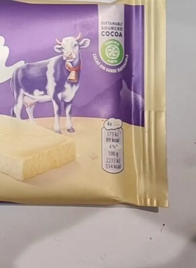 Milka Σοκολάτα Λευκή 100gr Συσκ. 24 τμχ