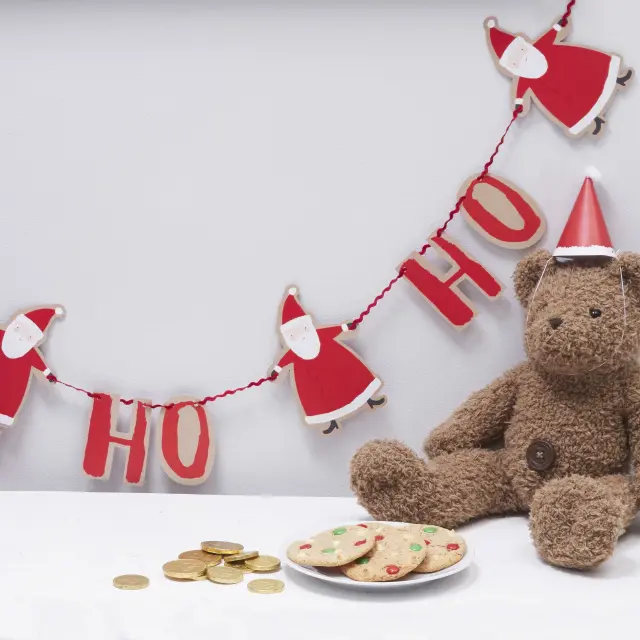 Γιρλάντα Ho Ho Ho Christmas Santa / 2 μ.