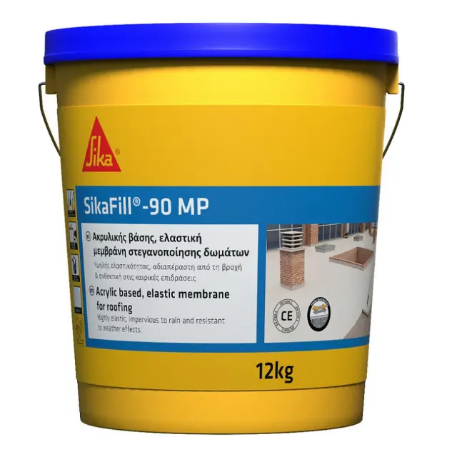 Sika Sikafill 90 Mp Επαλειφόμενο Στεγανωτικό 12kg Λευκό