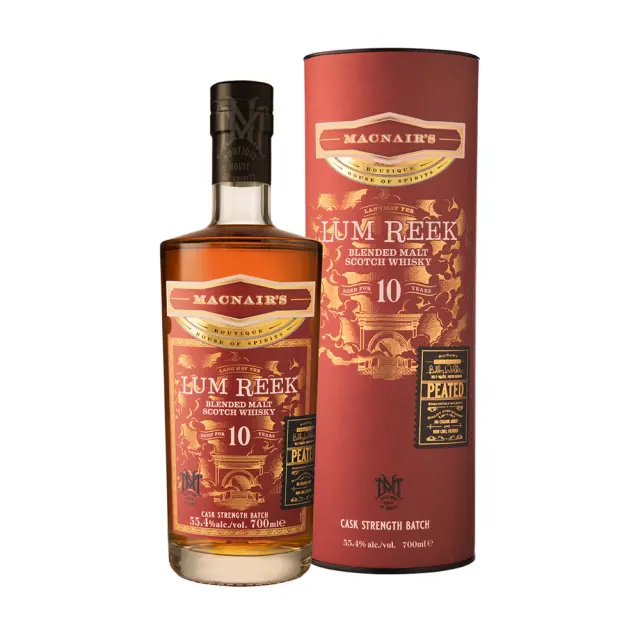 GLENALLACHIE MACNAIR'S LUM REEK 10 Y.O CASK STRENGTH BATCH 2 700ml