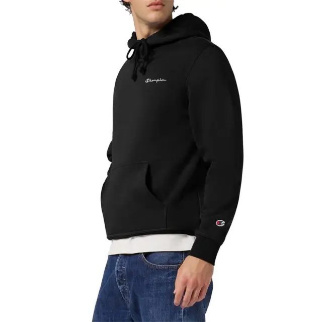 Champion Men's Hooded Sweatshirt Μαύρο 221790-KK001 (Champion) 2