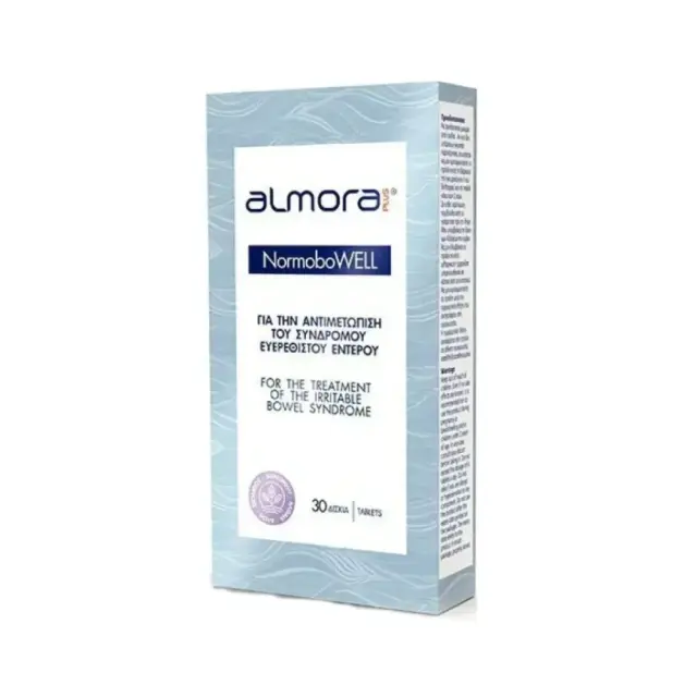 Elpen Almora Plus NormoboWELL για την Αντιμετώπιση των Συμπτωμάτων του Συνδρόμου Ευερέθιστου Εντέρου 30tabs