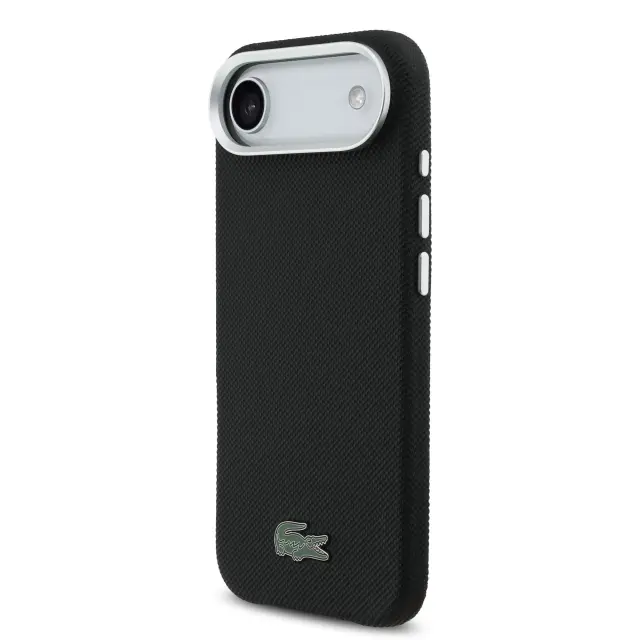 Lacoste Iconic Petit Pique Metal Logo MagSafe Case for iPhone Air Black 2