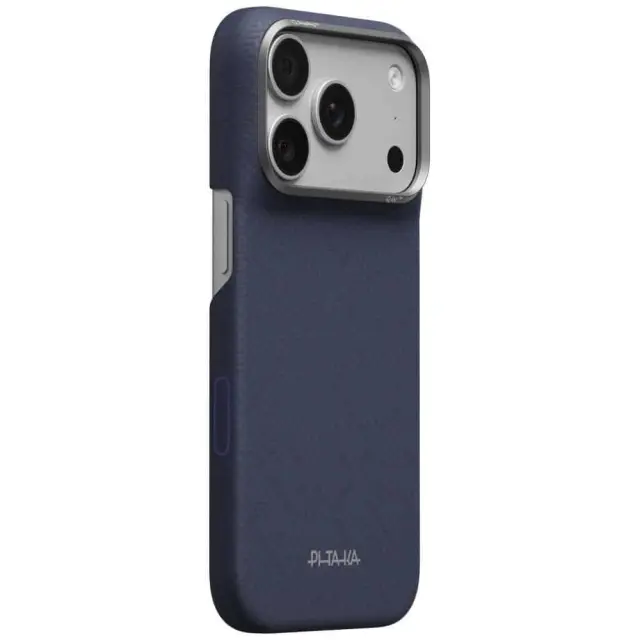 Pitaka Edge Case PTK Weaving, Sapphire Blue - iPhone 18 Pro